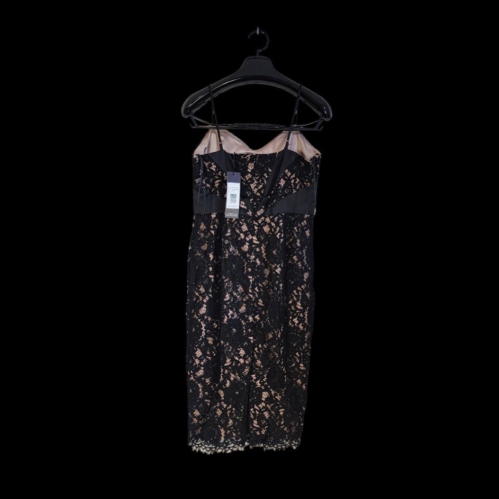 Parker Black Mia Sweetheart Lace Combo Dress - Picture 10 of 10